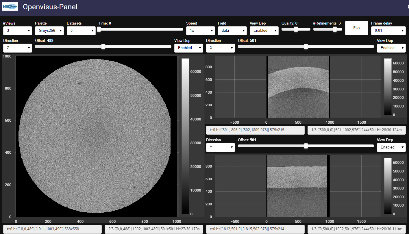 NSDF Dashboard NASA Bellows