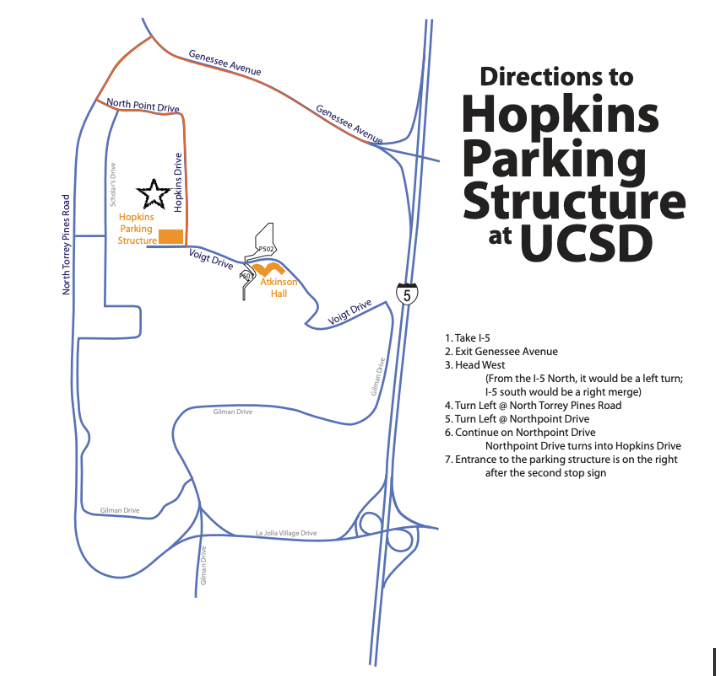UCSD Parking Map