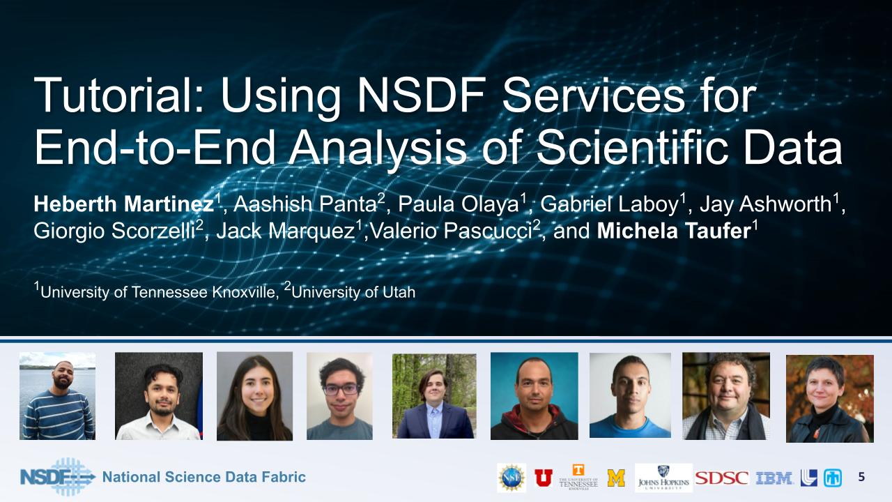 NSDF Webinar Tutorial